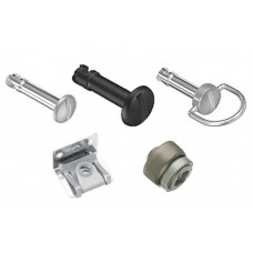 4x Silver Dzus Fasteners With D-Rings - Motorcycle Fairing Quarter-Turn Fasteners, Steel 9 thumbnail image