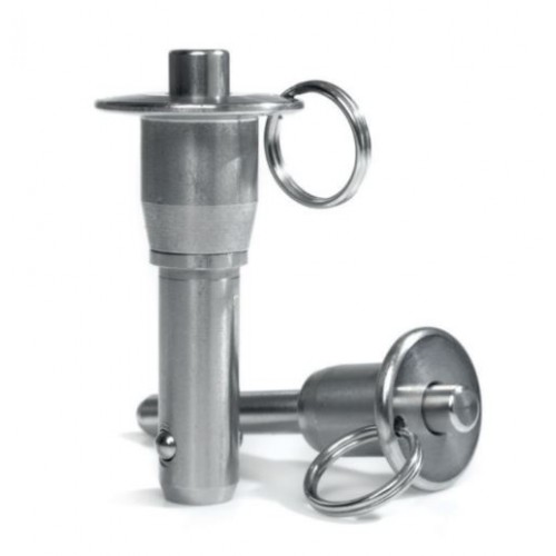 Stainless Steel Detent Pin With Push Knob
