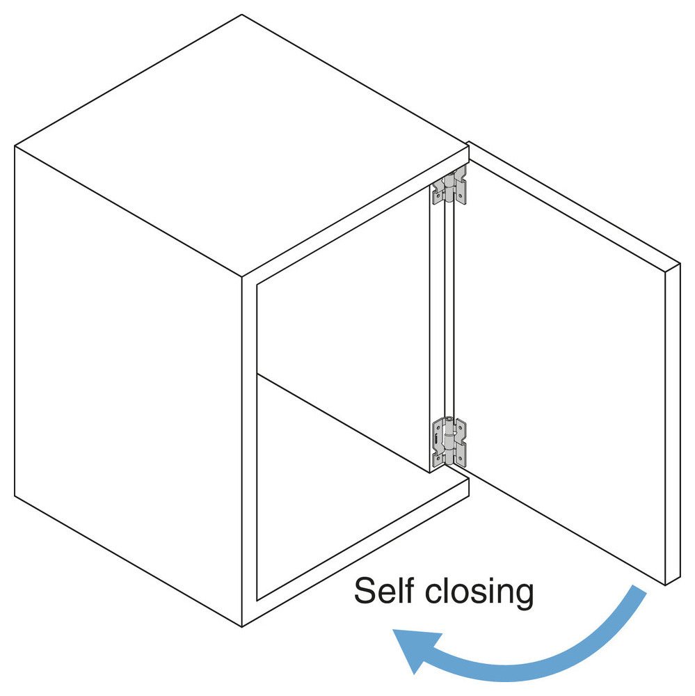 High Durability Spring Hinge (Reverse Action)